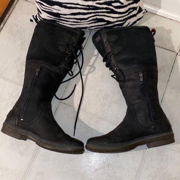 Ugg leather waterproof boots size 7 - Picture 9 of 15